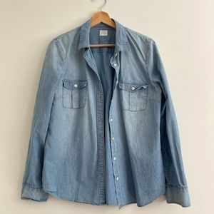 J.Crew Denim Shirt // size L